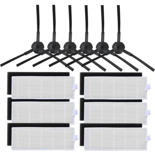 Vacuum Cleaner HEPA Filter Sponge Filters Side Brush for kitfort kt-533 Robot Vacuum Cleaner Parts Accessories