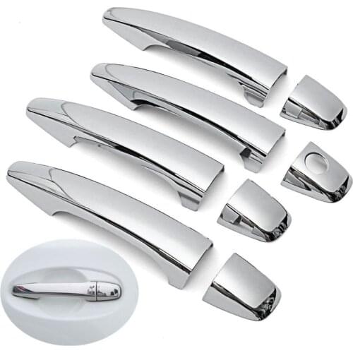 Chrome Car Door Handle Cover Pad For Toyota Avensis T270 2009 2010 2011 2012 2013 2014 2015 2016 2017 Car Styling Accessories