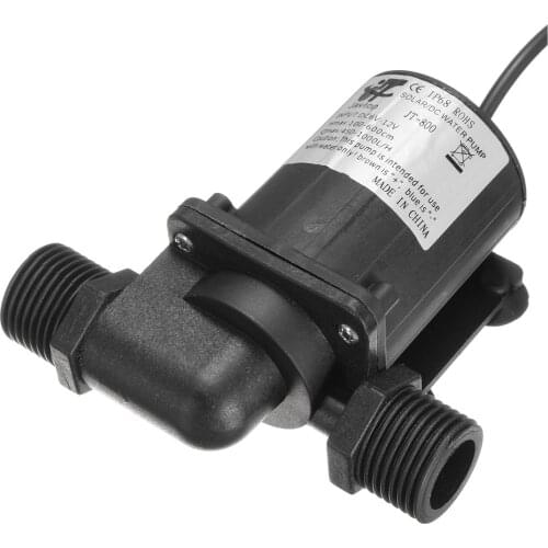 JT-750D DC 12V Water Pump Brushless Motor Pump 1/2'' 5/8'' Thread Max 7M 900L/H Ultra-quiet Car Washing Gardon Using Pool
