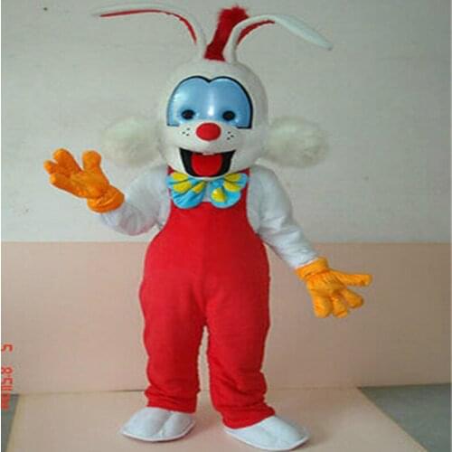 New Rabbit Mascot Costume Furry Suits Outfits Animals Cosplay Party Game Dress Adults Halloween Holiday Advertising Carnival