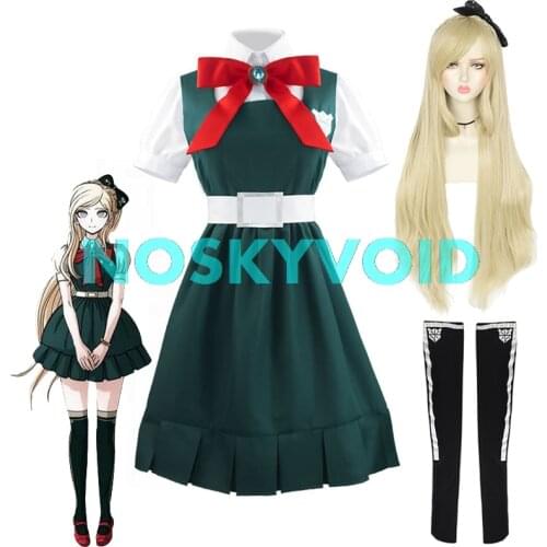 Costumes Danganronpa 2 Goodbye Despair Sonia Nevermind Cosplay Dresses Sonia Wig Woman Dresss Halloween Carnival Show