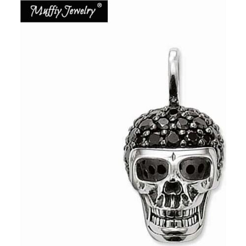 Skull Pendant,Europe Style Muffiy Rebel Good Jewelry For Men And Women, Gift In 925 Sterling Silver,Super Deal,Fit Necklace