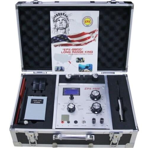 EPX 9900 50 Meters Depth Long Distance Gold Silver Copper Tin Jewel Aluminum Metal Detector Machine