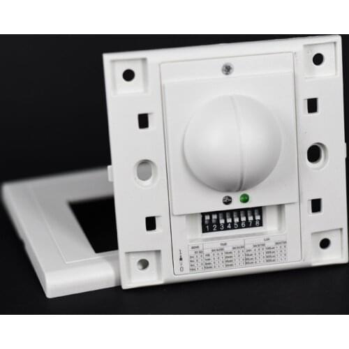 Microwave Radar Induction Switch Module 86 Type Human Body Induction Moving Object Sensor 220V Corridor LED Light