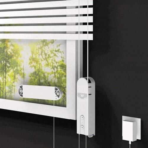 Tuya Wifi Smart Home Motorized Chain Roller Blinds Pull Bead Curtain Motor Work For Alexa Google Home Electric Curtain Motor