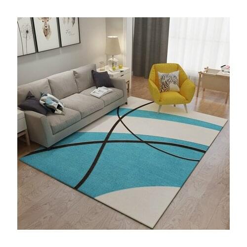 Nordic Abstract Aart Striped Carpet Living Room Coffee Table Bedroom Bedside Mat Home Rectangle Rug