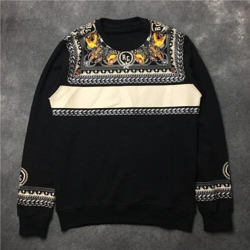 New Baolideng Men Retro collar hound gentleman Hoodies Hoody hooded Sweatshirts velvet Cotton Drake Thicken Fleece #E15