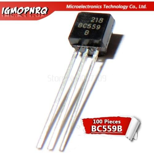 100PCS BC559B TO-92 BC559 TO92 559B new triode transistor