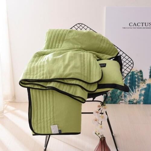 Blanket Soft Premium Cotton Quilt Blanket Queen King Size Washed Air-conditioned By the Student Dormitory Home Textile