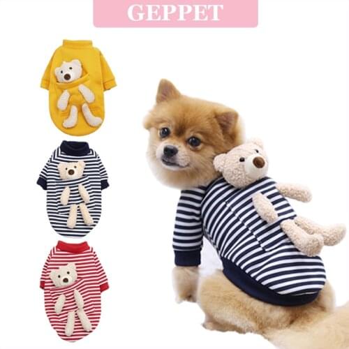 Dog clothes for small dogs big dogs pet clothes winter warm suit bear fashion corgi poodle French bulldog puppy cotton coat
