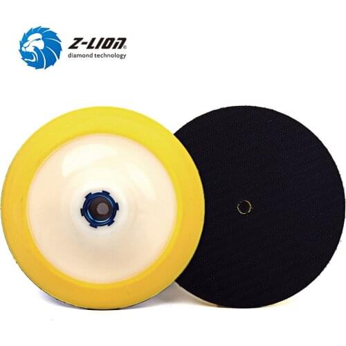 Z-LION 5" 2pcs 5/8-11 Backing Plate Sponge Bonnet Backing Pad for Polisher Angle Grinder Car Polishing Tool Hook Loop Backer Pad