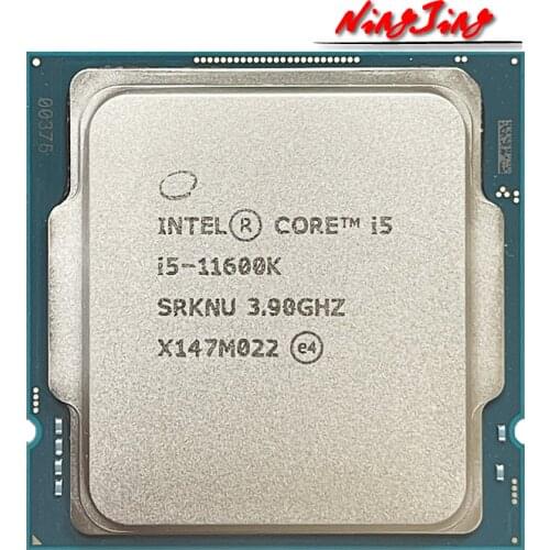 Intel Core i5-11600K i5 11600K 3.9 GHz Six-Core Twelve-Thread CPU Processor L3=12M 125W LGA 1200