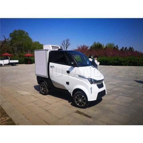 Refrigerated Truck Mini Electric Delivery Cars Box Pup Truck Electric Food Car Mini Cargo Delivery Truck New Energy Vehicle