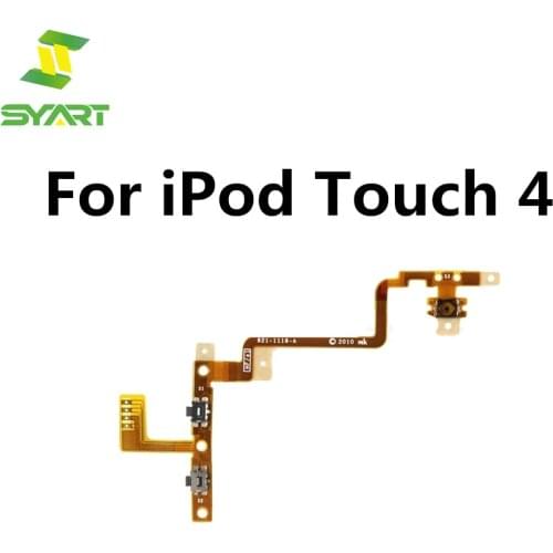 Volume Audio Mute Power Switch ON OFF Button Key Flex Cable For iPod Touch 4 Repair Parts