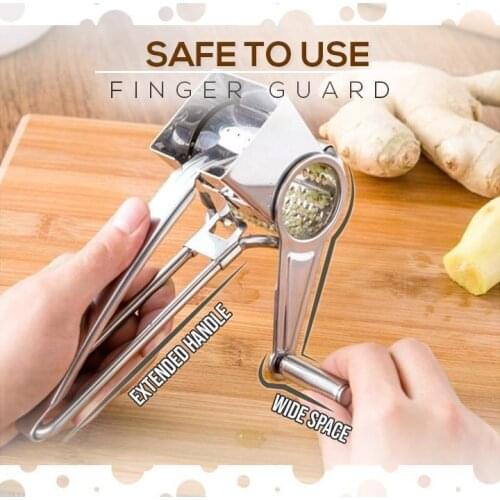 Stainless Steel Cheese Vegetables Grater Slicer Butter-Cutter Grater Garlic Multi-Functional Rotary Stainless-Steel Convenience