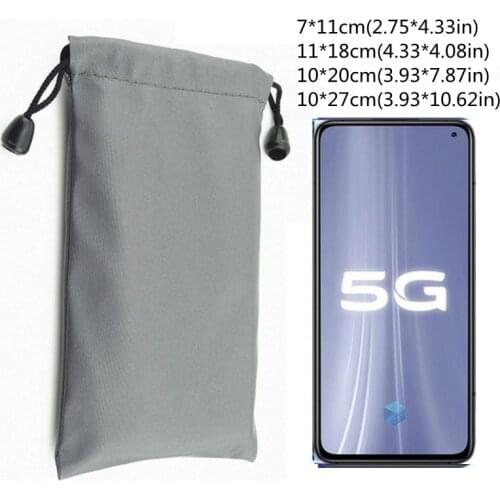 1PC Waterproof Glasses Bag for Travel Portable Storage Bag Organize Non-Woven Tote Drawstring Bag Portable Eyewear Container