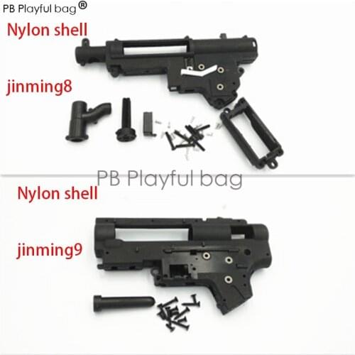Outdoor sports tactical toy water bullet gun jinming8 gen9 nylon wave box shell strengthened J8J9J10 original factory ND02