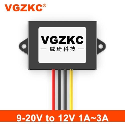 High quality 9-20V to 12V 1A 2A 3A DC power converter 12V to 12V DC power module car converter