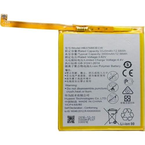 Replacement Phone Battery HB376883ECW For Huawei P9 Plus VIE-AL10 3400mAh