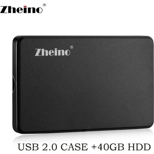 Zheino USB 2.0 to PATA IDE 40GB 80GB 100GB Portable HDD External Hard Drive For Laptop Desktop