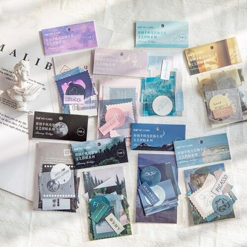 15 Sheets Kawaii Sky Sea Forest Memo Pad Word Pocket Agenda Planner List Notepad Diary Stationery School Office Supplies sl2301