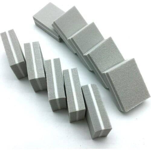 20pcs/lot Nail File Gray Nail Sanding Buffer Sponge Polishing Blocks Cuticle Remover Nail Art Manicure Accessories Tools
