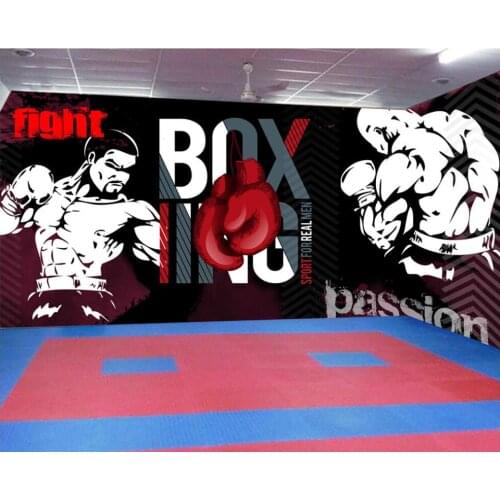 3d wallpaper custom photo any size mural Graffiti boxing sports hall image wall decor 3d wall murals wallpaper for living room