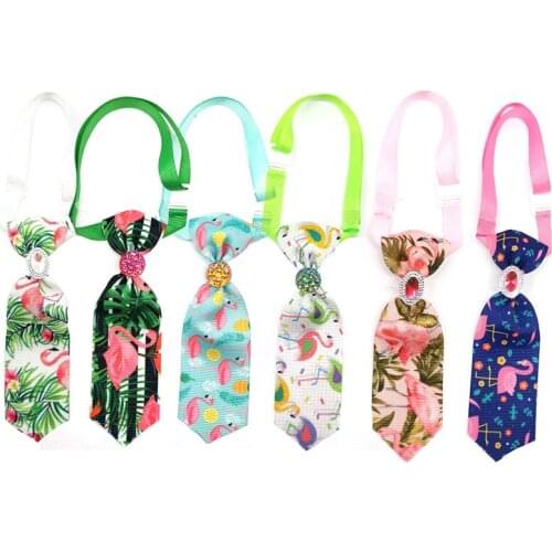 50pcs Summer Style Puppy Dog Bow Ties Adjustable Pet Dog Collar Handmade Bright Color Dog Bow Tie Pet Supplies Dog Accessories