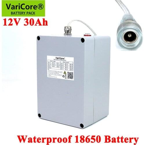 Solar Monitoring battery 12V 30ah solar street light lithium battery camera monitoring 12.6V battery pack waterproof backup