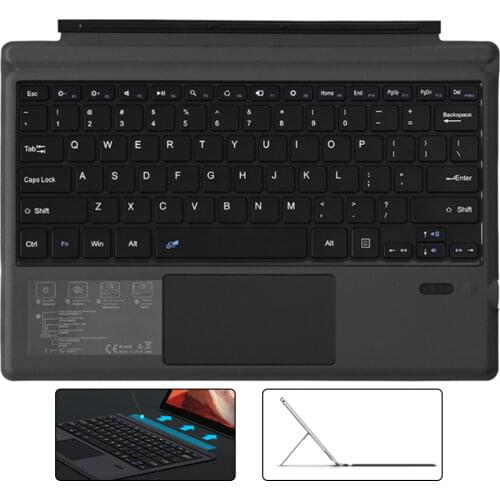 Wireless Bluetooth 3.0 Gaming Keyboard Type C Charge Magnet Connect For Microsoft Surface Pro 3/4/5/6/7 Phone Computer Laptop