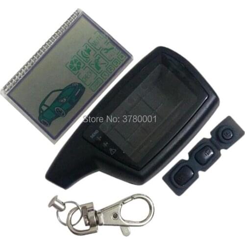 DXL3000 lcd display + Keychain Case for Russia Car Alarm PANDORA DXL3000 Remote Key DXL3100 DXL3170 DXL3210 DXL3250 DXL3290/3500