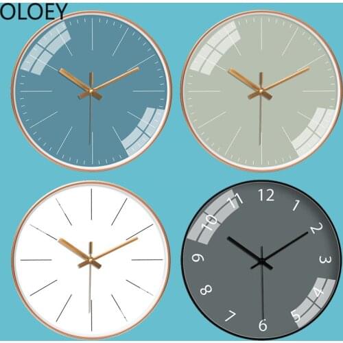 Europe Large Metal Wall Clock Modern Design Livingroom Bedroom Home Decor Silent Quartz Wall Watch Farmhouse Decor Brief Needle