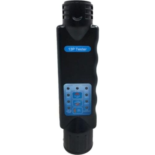 European Resistance Tester 13 Pin Core Hole Pin Trailer Car Socket Connector Tail Light Signal Line Inspection Detector