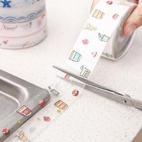 Sealing Strip Bathroom Sealing Tape PVC Self Adhesive Waterproof Wall Tape DIY Cartoon Balloons Pattern Kitchen decoration