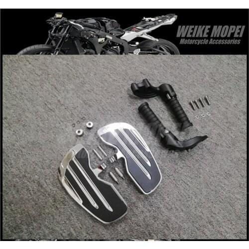 Front Rear passengers Set Foot Pegs Rest Pedal Floorboards Fit For Indian Scout Sixty Bobber 2015 2016 2017 2018 2019