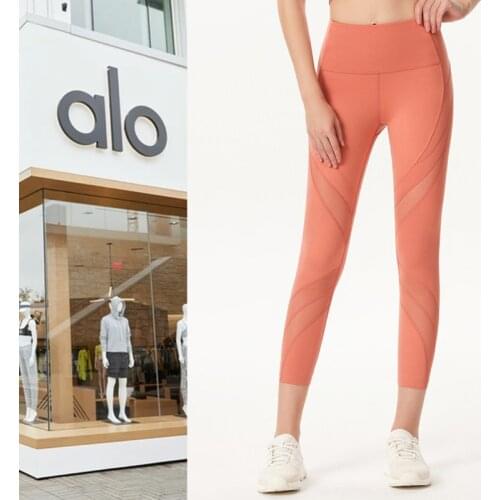 Alo Gym Seamless Leggings Sport Women Fitness Yoga Pants Women High Waist Gym Legging Women Sweatpants Gym Workout Leggings -40