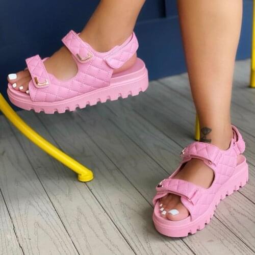 Summer Womens Mid Heel Sandals Fashion Solid Color Open Toe Womens Shoes Comfortable Outdoor Plus Size
