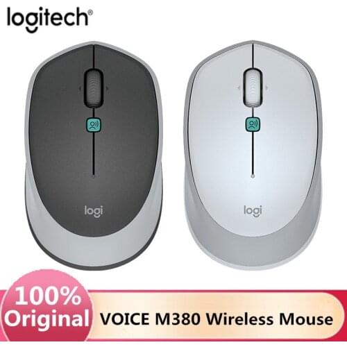Logitech VOICE M380 Wireless Intelligent Voice Mouse Multiple Languages Mice Suitable For Desktop Computer Notebook Home Office