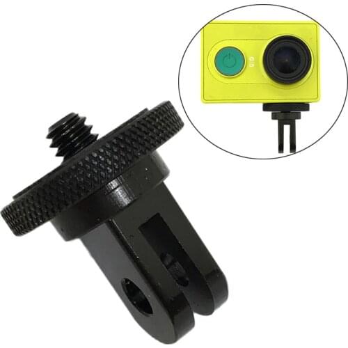 Metal 1/4 inch Mini Tripod Adapter for GoPro Hero 6 5 3+ 4 Session SJCAM SJ4000 Mount Xiami Yi 4K Lite Eken Action Accessories