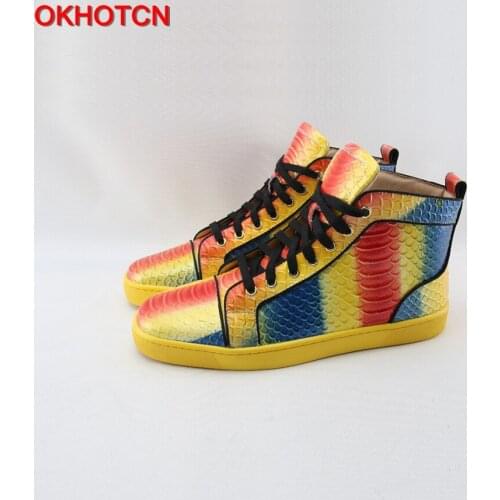 OKHOTCN Men's Waterproof Sneakers
