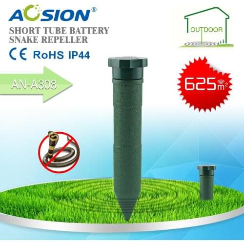 Aosion outdoor use battery sonic anti rodent snake repeller repellent mole reject