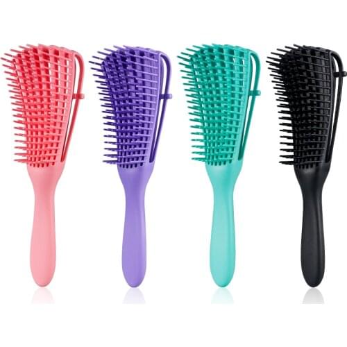 Detangling Brush Scalp Massage Comb Detangling Comb For Curly Hair Brush Salon Hairdressing Styling Tools Detangling Hair Comb