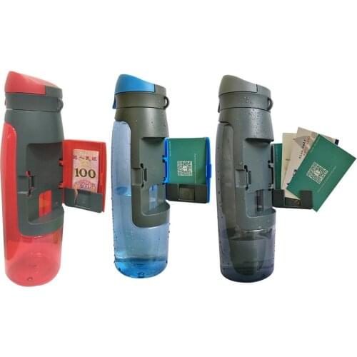 750ml Sports Water Bottle Non-Leak Outdoor Mug Large Capacity Space Water Cup Plastic Fitness Cycling Water Bottle Cycling