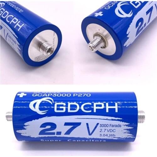 2.7V 3000F Super Farad Capacitor Long Foot Low ESR High Frequency Ultracapacitor P9JD