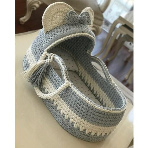 Knit poufs, rugs, chunky blankets, newborn baby baskets