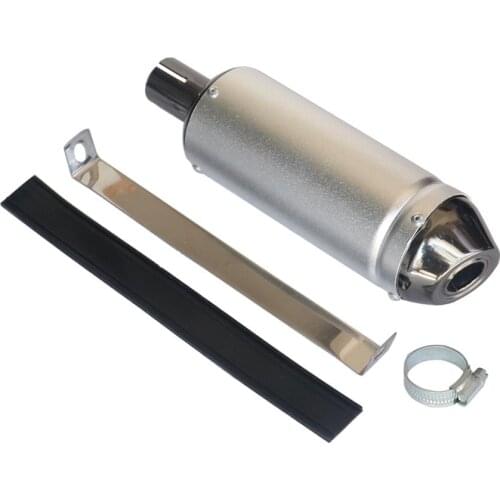 Motorcycle Exhaust Muffler Pipe Clamp Pipe Escape Moto For 110 125cc 150cc PIT PRO Quad Bike Dirt ATV kayo BSE Scooter ATV