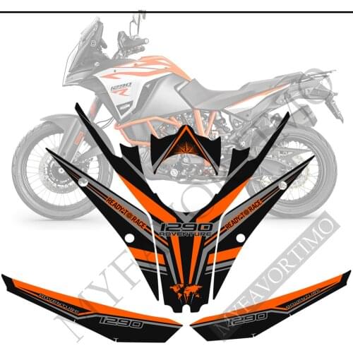Tank Pad Protection For KTM 1290 SUPER ADVENTURE R Trunk Luggage Cases Decal Stickers Emblem Badge Logo 2016 2017 2018 2019 2020