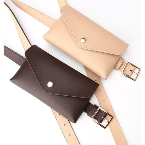 Waist Packs Women Leather PU Adjustable Belt Bag Waist Pack Wallet Phone Pouch Ladies Salesperson Work Bags EY