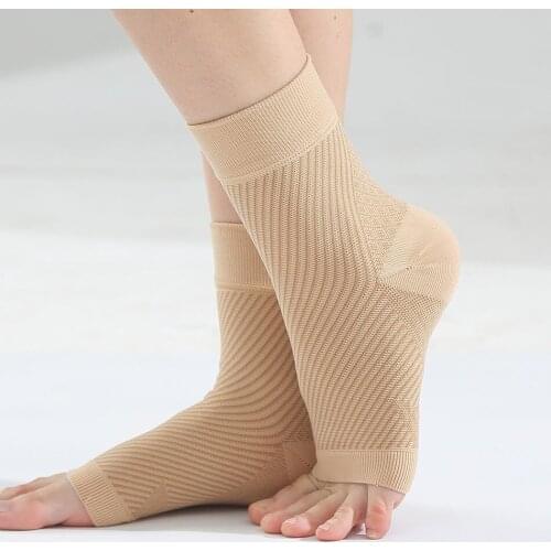 1 pair Compression Ankle Socks Anti-fatigue Support Arch Foot Sleeve Socks Unisex Sports wear Brace Pain Relief Ankle Heel Socks