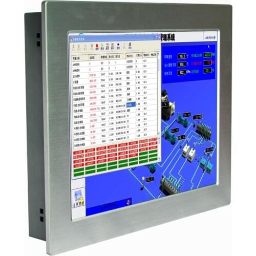 12.1 inch Cheap Price Industrial Panel PC Touch Screen SSD16Gb+2GbRam windows os